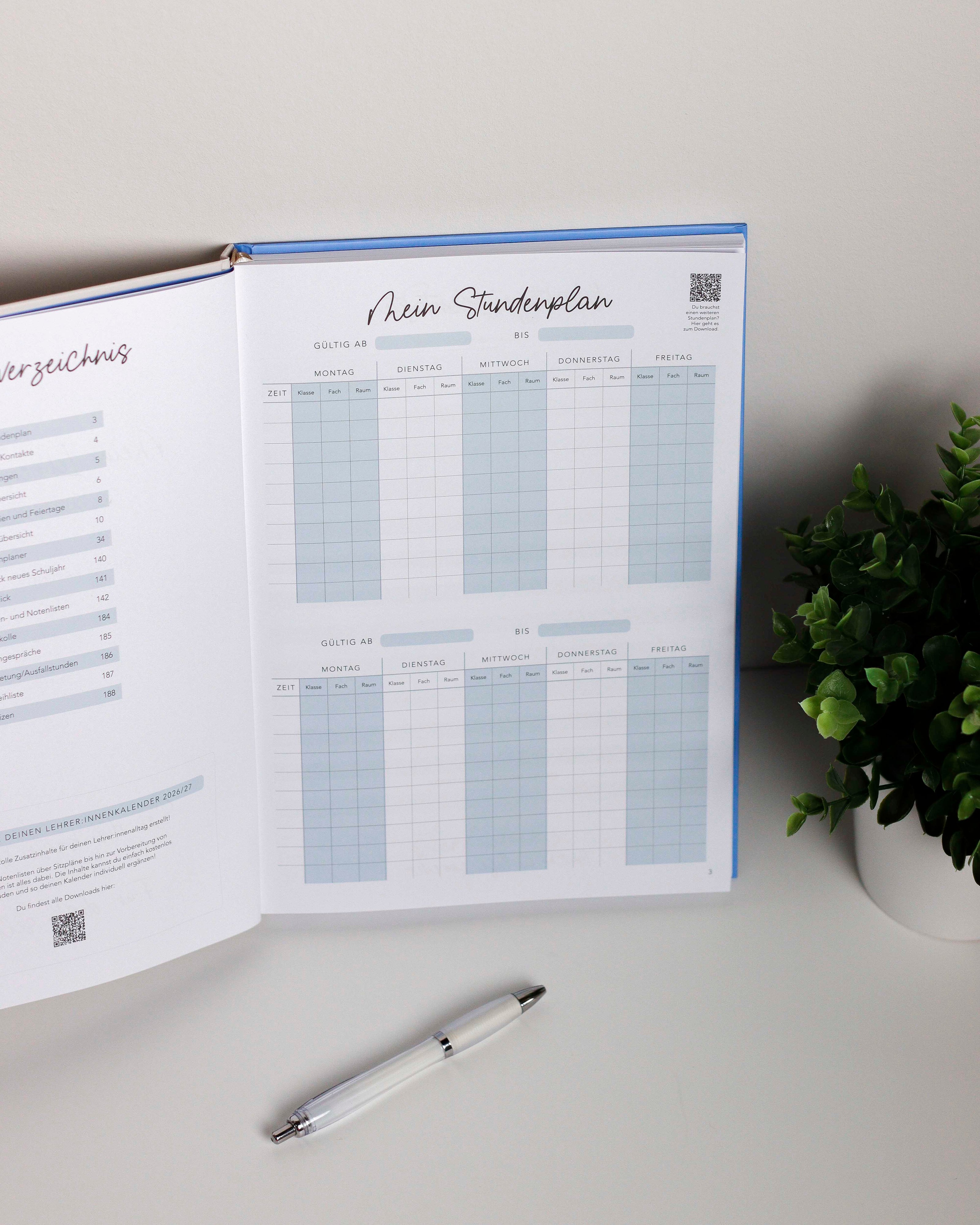 Lehrerkalender 2026 / 2027 - teach, inspire. repeat. Kalender Visual Statements®