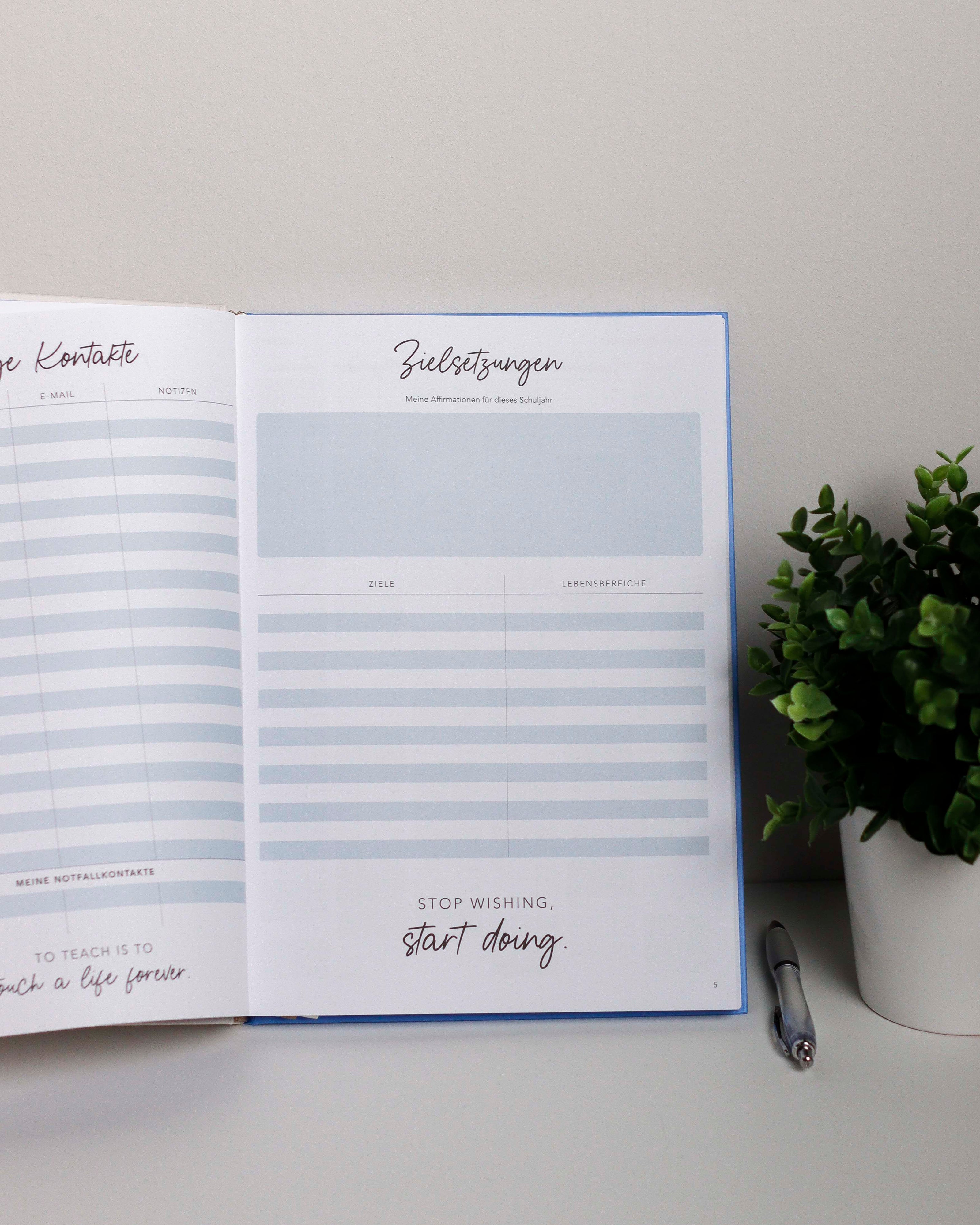 Lehrerkalender 2026 / 2027 - teach, inspire. repeat. Kalender Visual Statements®