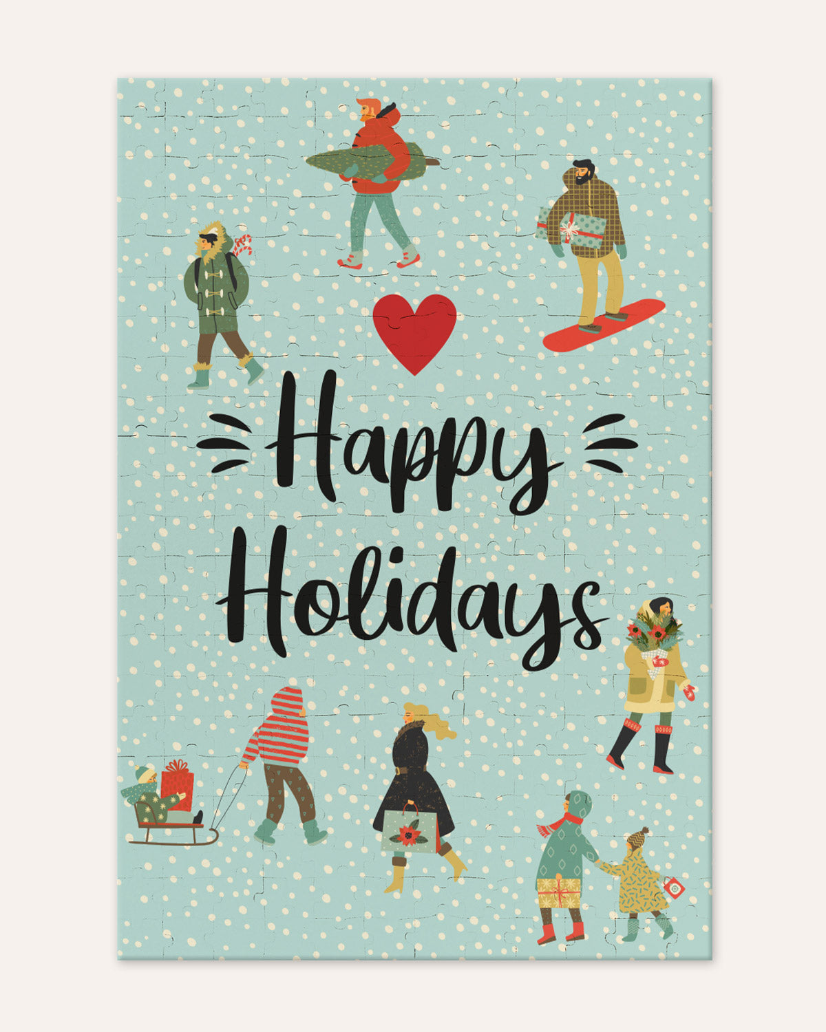 Happy Holidays - Puzzle 99 Teile Visual Statements®