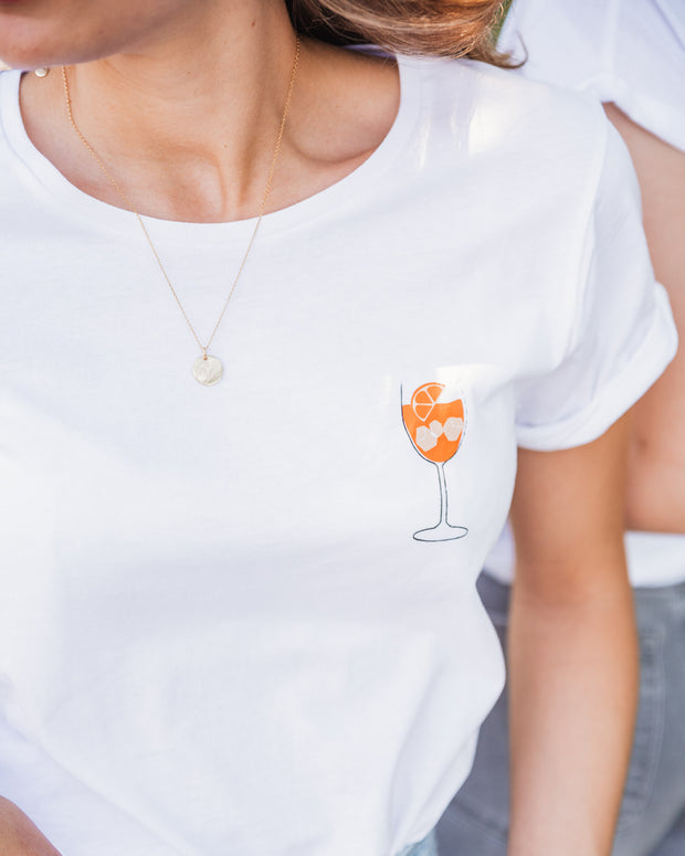 Aperol Glas - T-Shirt T-Shirt Visual Statements®