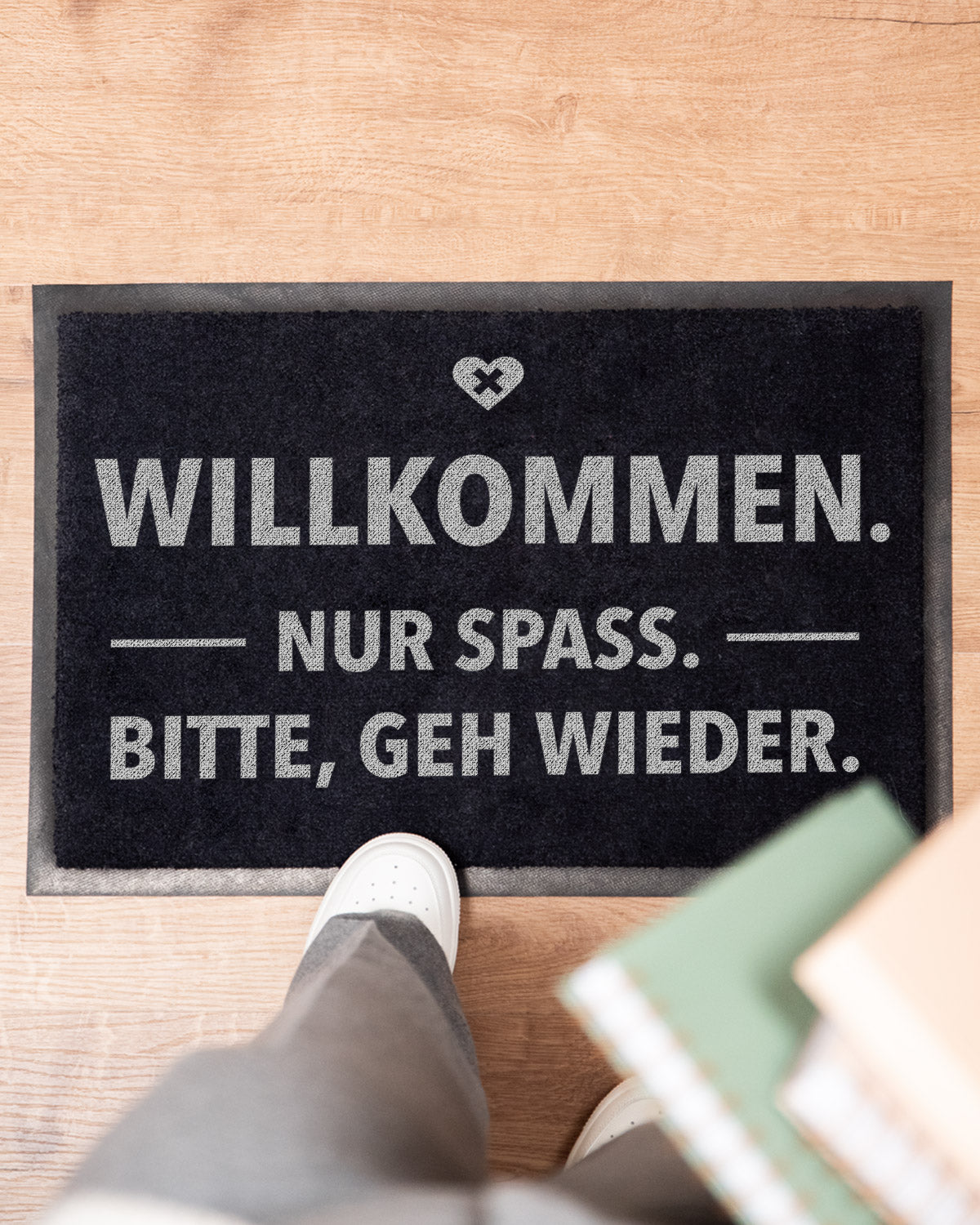 Willkommen. Nur Spaß. - Fußmatte Fußmatte Visual Statements®