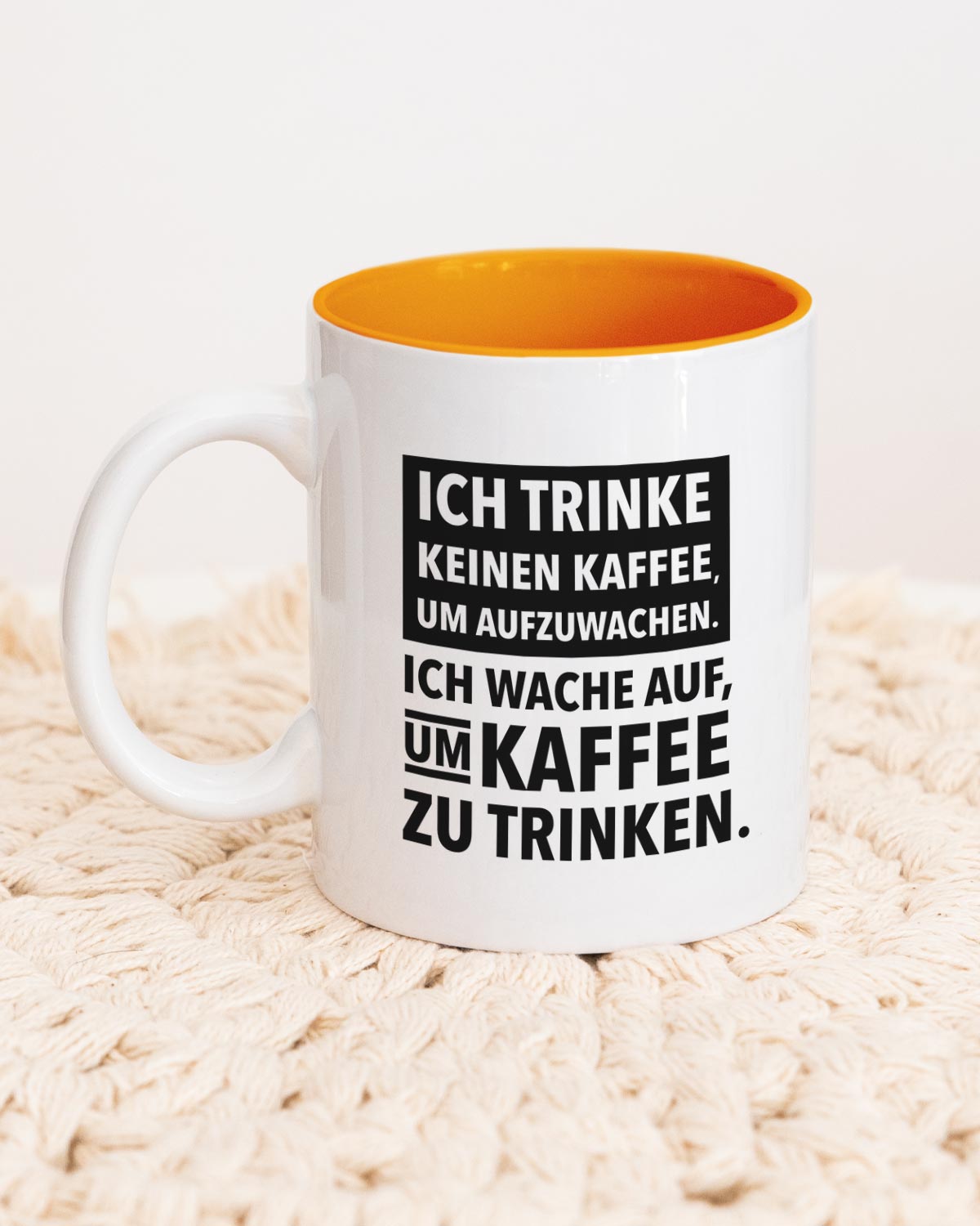 Fakt ist: - Tasse Orange Tasse Lieblingskollegen®