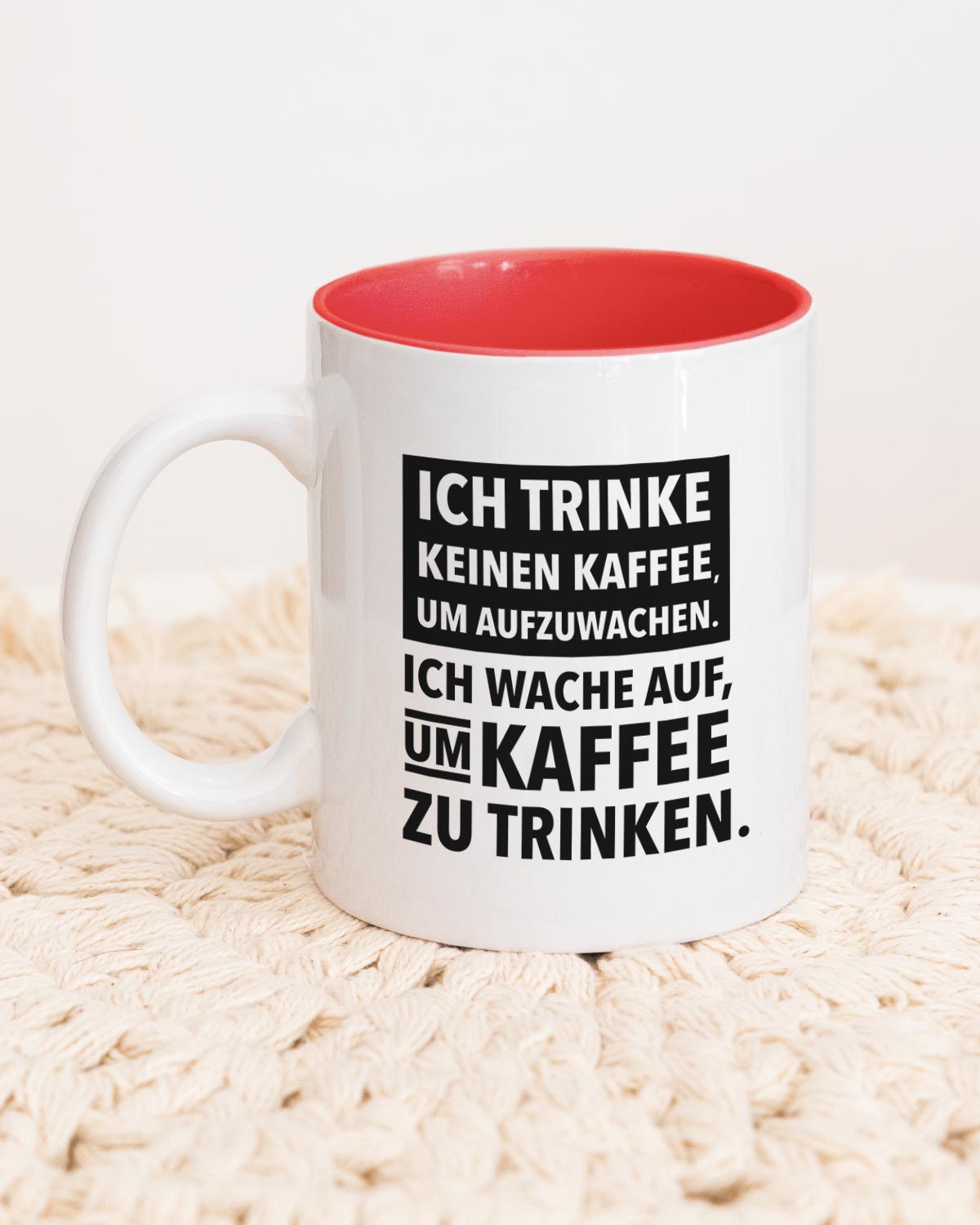 Kaffee - Tasse Rot Tasse wrdprn®