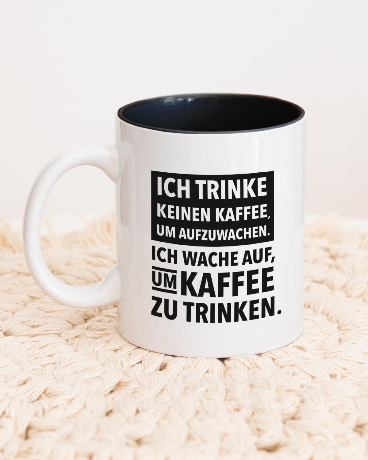 Kaffee - Tasse Schwarz Tasse wrdprn®