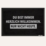 Nicht heute - Fußmatte