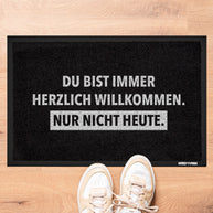 Nicht heute - Fußmatte