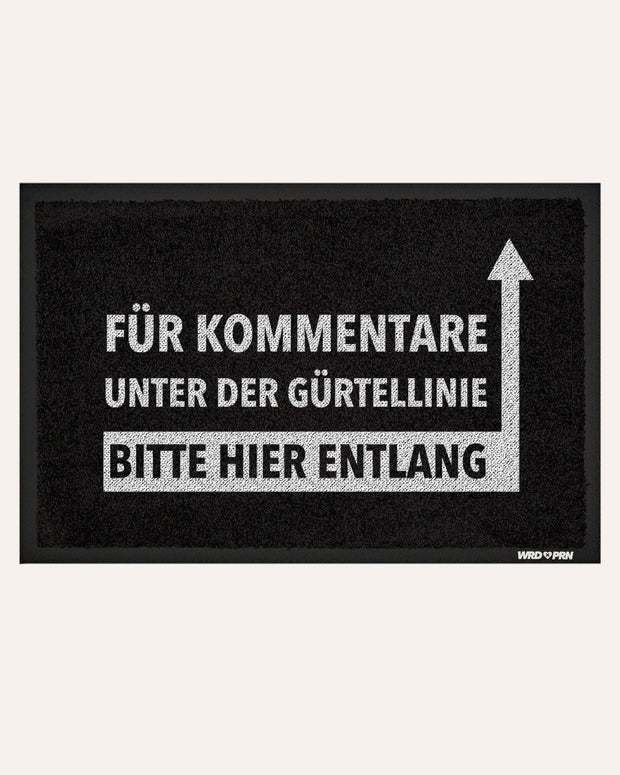 Gürtellinie - Fußmatte