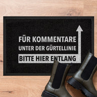 Gürtellinie - Fußmatte