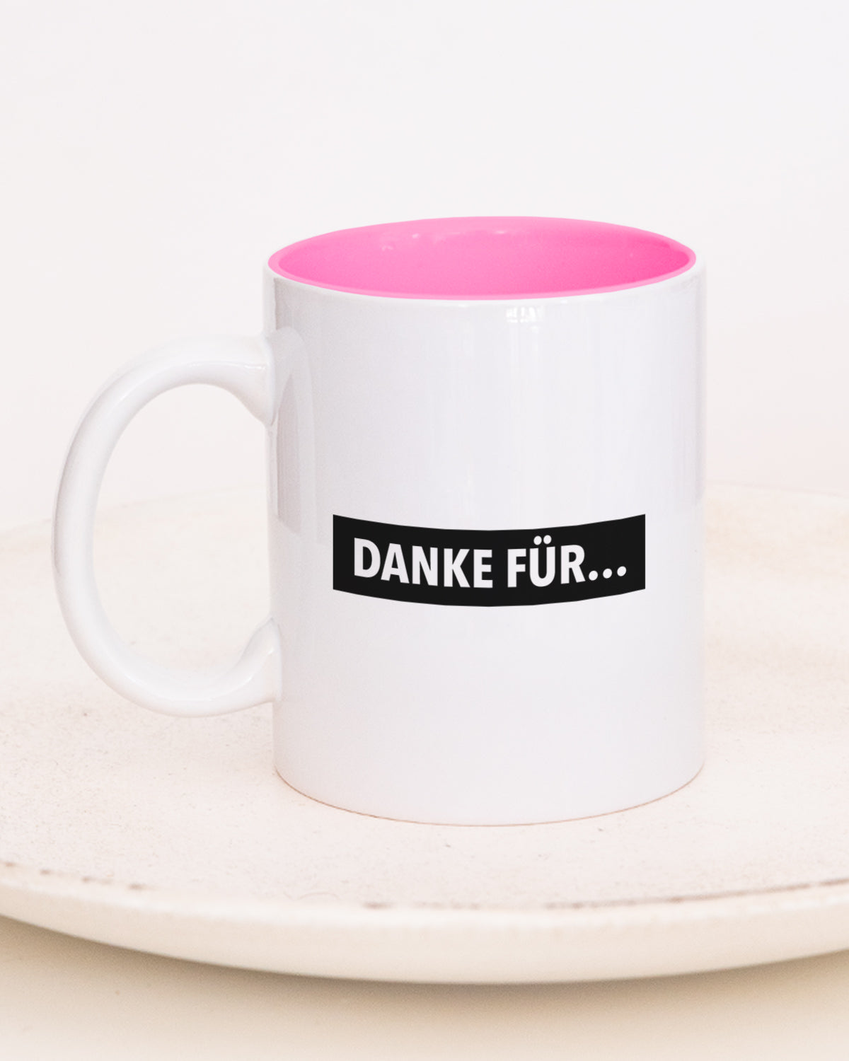 Danke für gar nichts - Tasse Pink Tasse wrdprn®