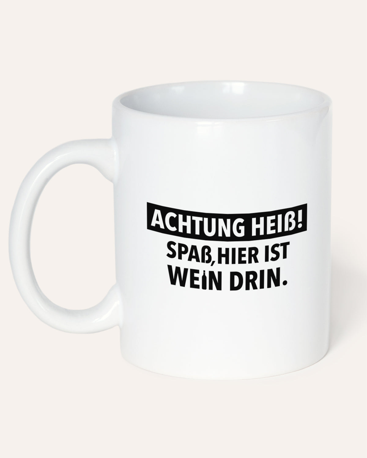 Achtung heiß - Tasse Tasse wrdprn®