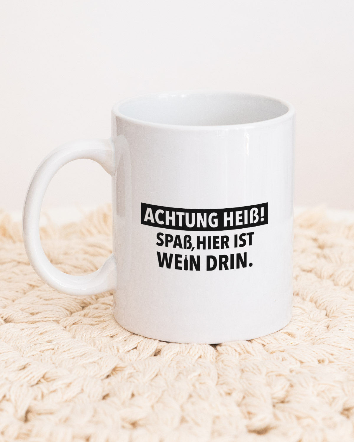 Achtung heiß - Tasse Tasse wrdprn®
