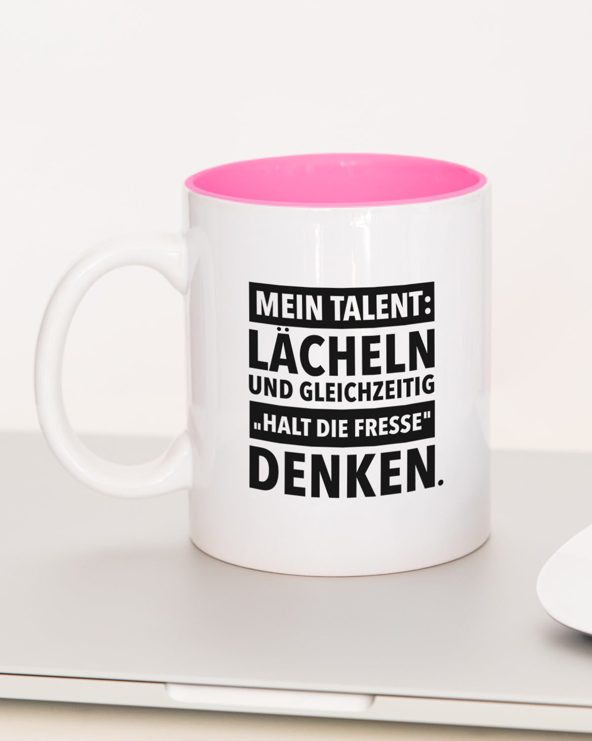 Mein Talent - Tasse Pink Tasse wrdprn®