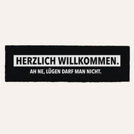Lügen darf man nicht - Fußmatte schmal
