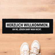 Lügen darf man nicht - Fußmatte schmal