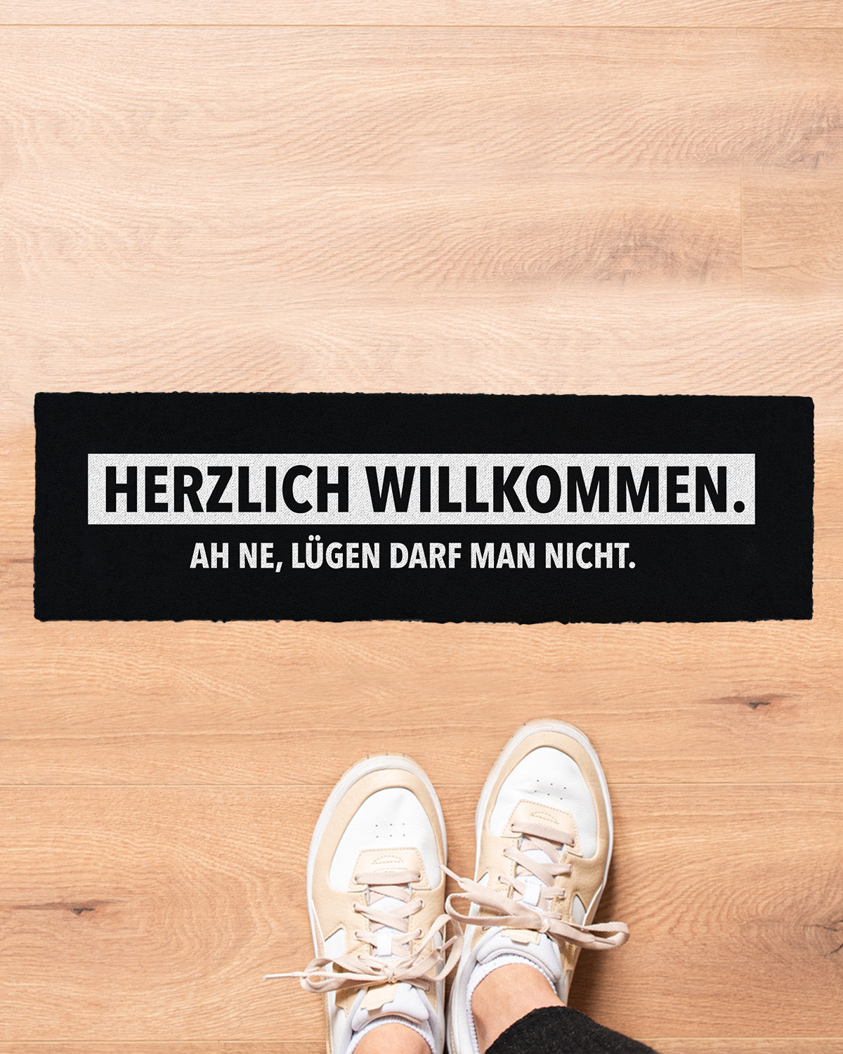 Lügen darf man nicht - Fußmatte schmal Fußmatte Visual Statements®