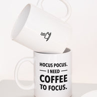 I need coffee to focus - Tasse