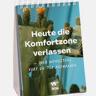 Wochentischkalender 2026 Kalender VS Sarkasmus Komfortzone verlassen 
