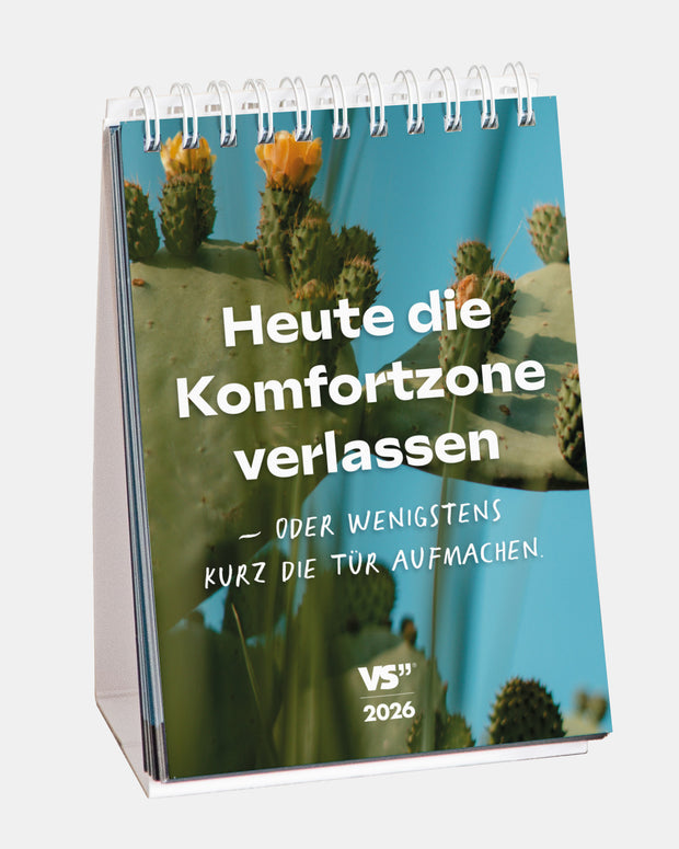 Wochentischkalender 2026 Kalender VS Sarkasmus Komfortzone verlassen 