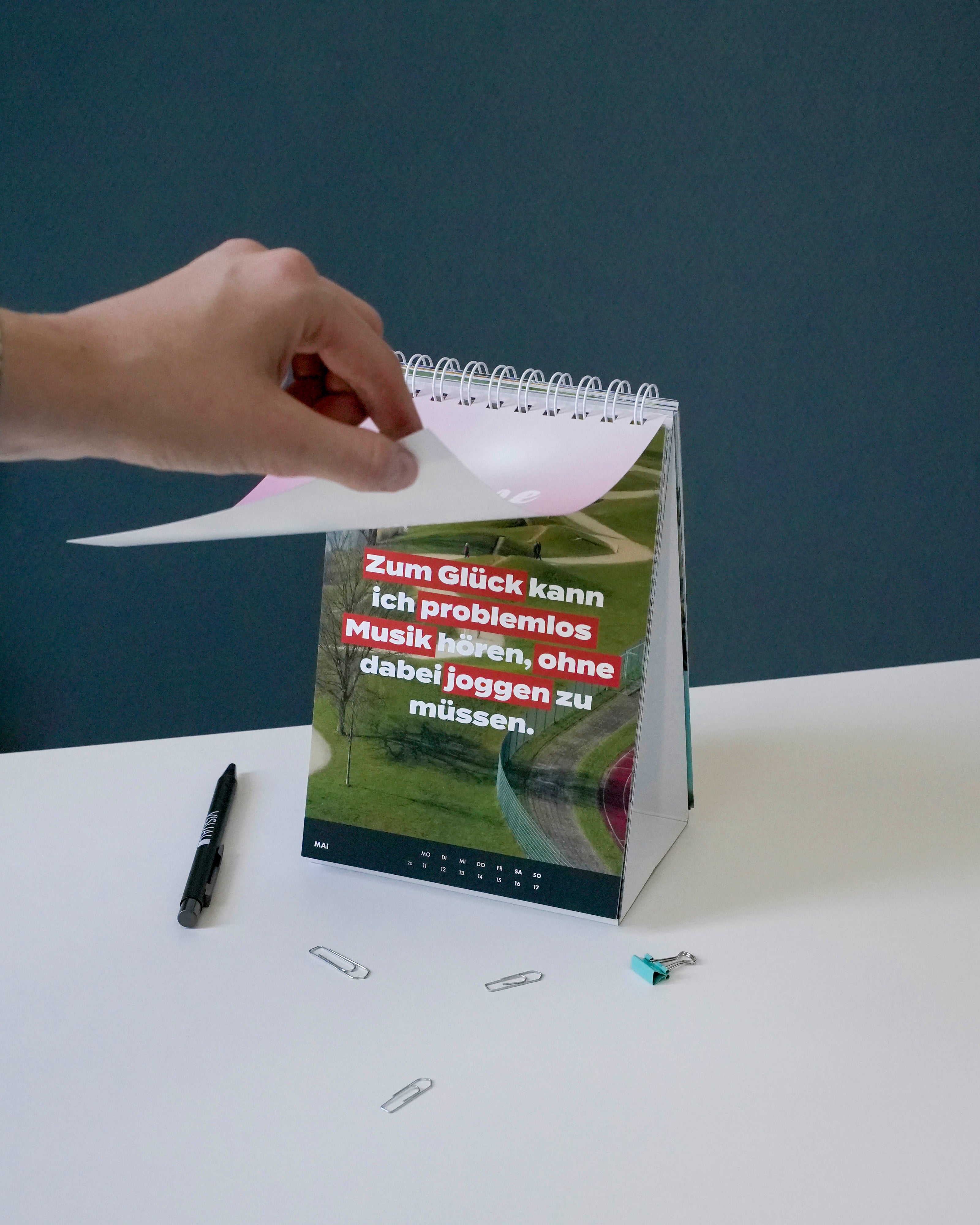 Sarkasmus - Wochentischkalender 2026 Kalender wrdprn®