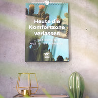 Wochenwandkalender 2026 VS Komfortzone verlassen Kalender Sarkasmus