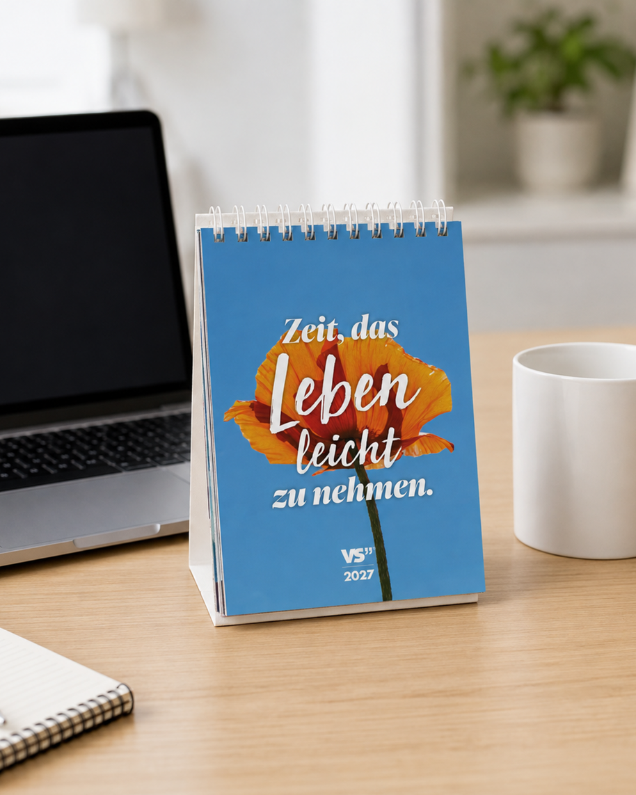 Best of VS - Wochentischkalender 2027 - A5 Kalender Visual Statements®