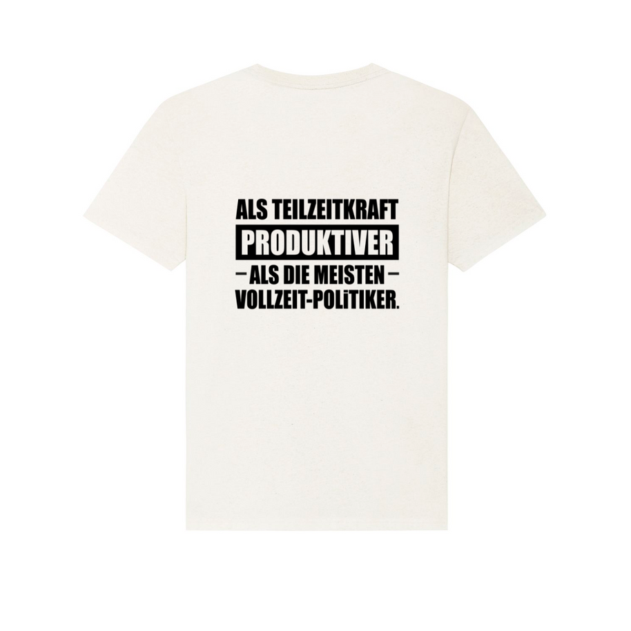 Teilzeitkraft - Unisex T-Shirt Backprint T-Shirt Brandtale