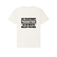 Teilzeitkraft - Unisex T-Shirt Backprint T-Shirt Brandtale