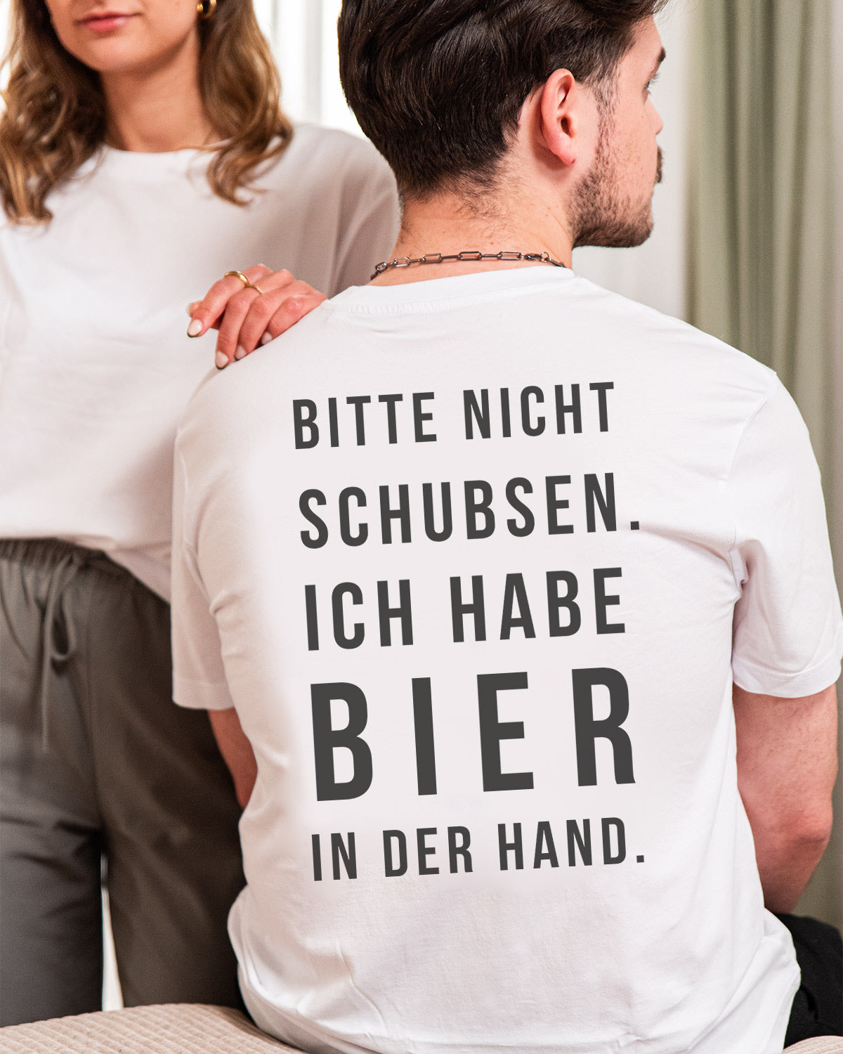 Bitte Bier - Unisex T-Shirt T-Shirt Brandtale