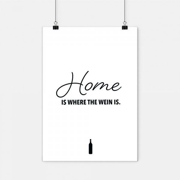 Home is Wein - Poster A2