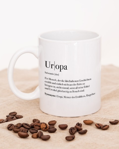 Motiv: Definition Uropa - VS" Tasse