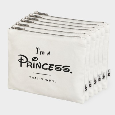 I'm a princess- 6er Zip Bag-Set