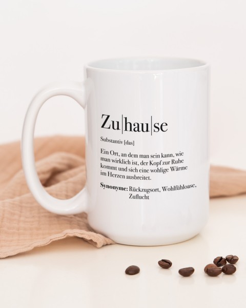 Motiv: Definition Zuhause - VS" Jumbotasse
