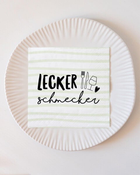 Lecker Schmecker - Servietten