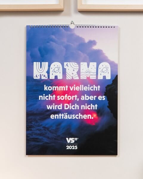 Karma - Monatswandkalender 2025