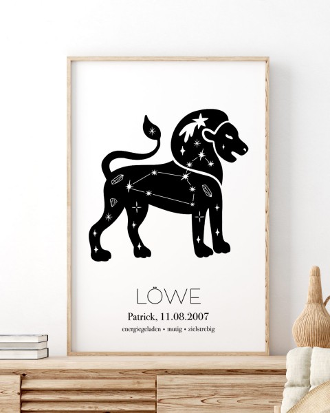 Sternzeichen "Löwe" - Poster