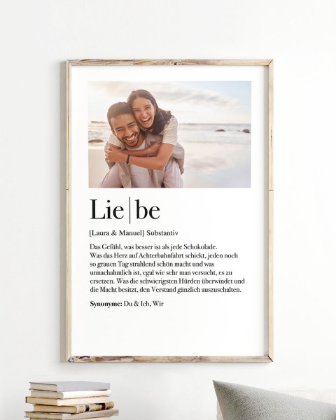 Definition Liebe - Foto-Poster