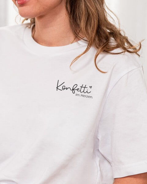 Konfetti im Herzen - Unisex T-Shirt