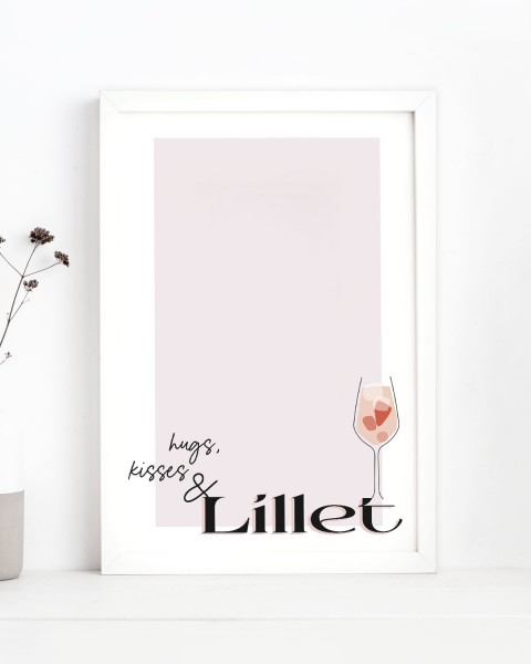 Hugs, Kisses and Lillet - Poster