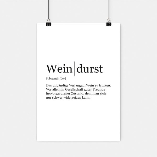 Weindurst - Poster A2, A3, A4