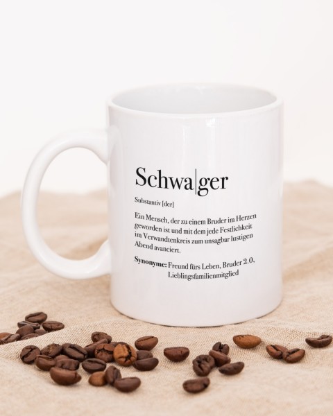 Motiv: Definition Schwager - VS" Tasse