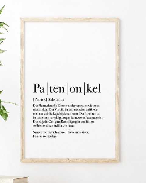 Patenonkel - Poster