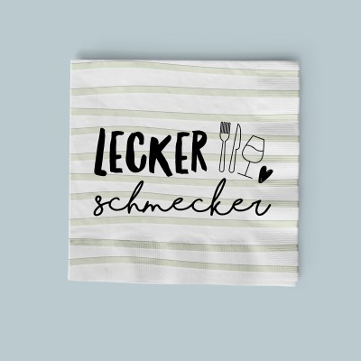 Lecker Schmecker - Servietten
