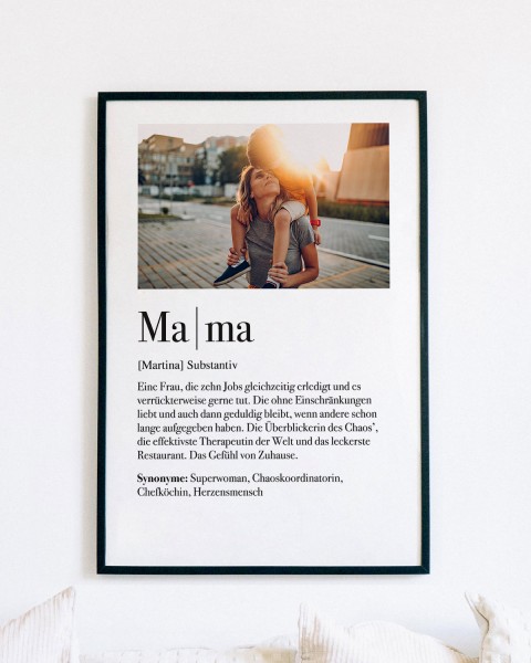Definition Mama - Foto-Poster