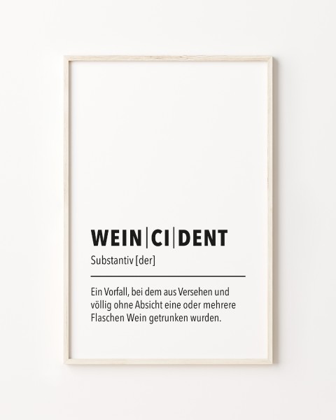 Definition Weincident - Poster