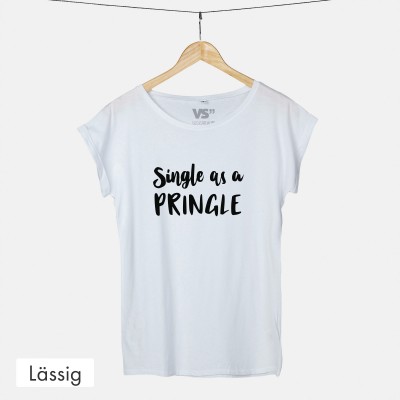 Single as a Pringle - VS" T-Shirt Damen
