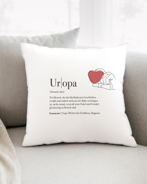 Motiv: Definition Uropa - VS" Kissen
