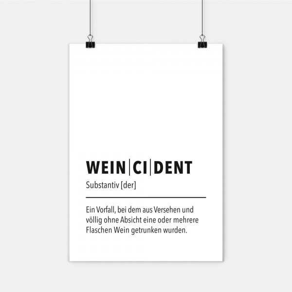 Weincident - Poster A2