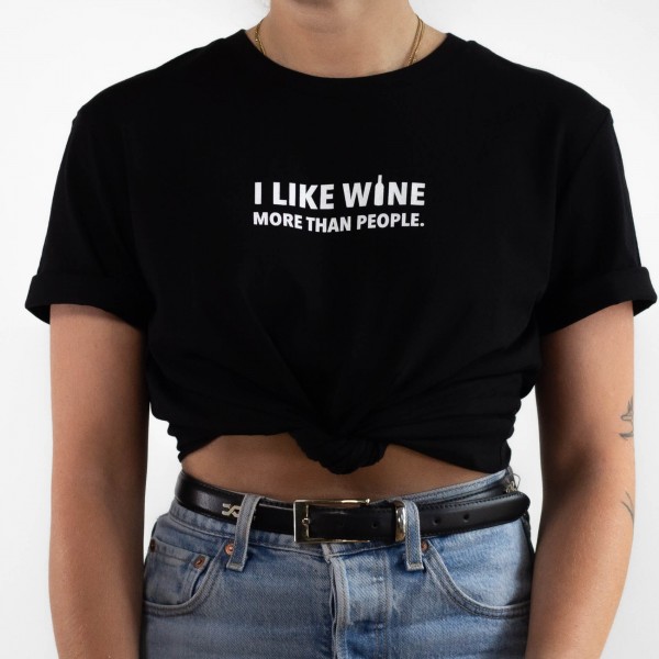 I like wine - T-Shirt