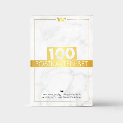 100er Postkartenset – VS" Postkarten – Best of – Sprüche