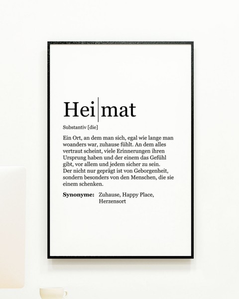 Definition Heimat - Poster